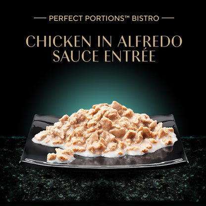 Sheba Perfect Portions Bistro Wet Cat Food, Chicken, 2.6 Oz, 24 Count | Chicken in Alfredo Sauce Entree, Added Moisture for Hydration, Grain-Free, No Corn or Soy, Made in USA, Complete & Balanced5