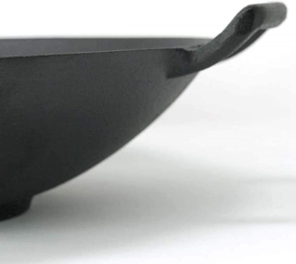 cast-iron-wok-for-stir-frys-and-sautees-heavy-duty-non-stick-iron-chinese-wok-or-stir-fry-skillet-cookware-oven-broiler-kitchen-deep-fryer-restaurant-chef-quality-pot-diameter-53-cm