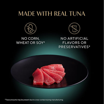 Sheba Perfect Portions Grilled Bites Wet Cat Food, Tuna, 2.6 Oz, 24 Ct | Real Tuna, Snap-Peel-Serve Twin-Pack Trays, Zero Leftovers, Shredded Grilled Strips, Aafco-Compliant, 48 Servings5