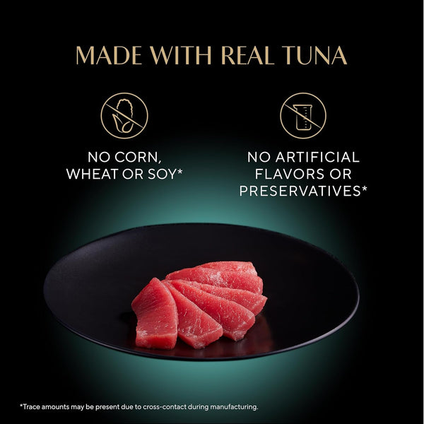 Sheba Perfect Portions Grilled Bites Wet Cat Food, Tuna, 2.6 Oz, 24 Ct | Real Tuna, Snap-Peel-Serve Twin-Pack Trays, Zero Leftovers, Shredded Grilled Strips, Aafco-Compliant, 48 Servings5