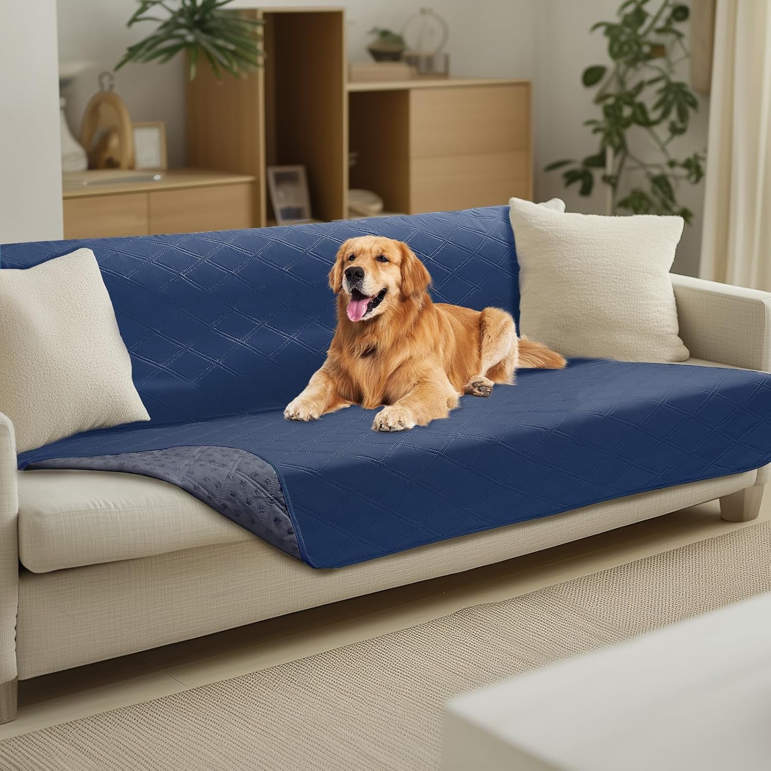 luciphia-100-waterproof-couch-cover-blanket-for-dogs-anti-slip-pet-couch-protector-sofa-mat-puppy-cat-blanket-with-non-slip-bottom-navy-blue-30x70-inch