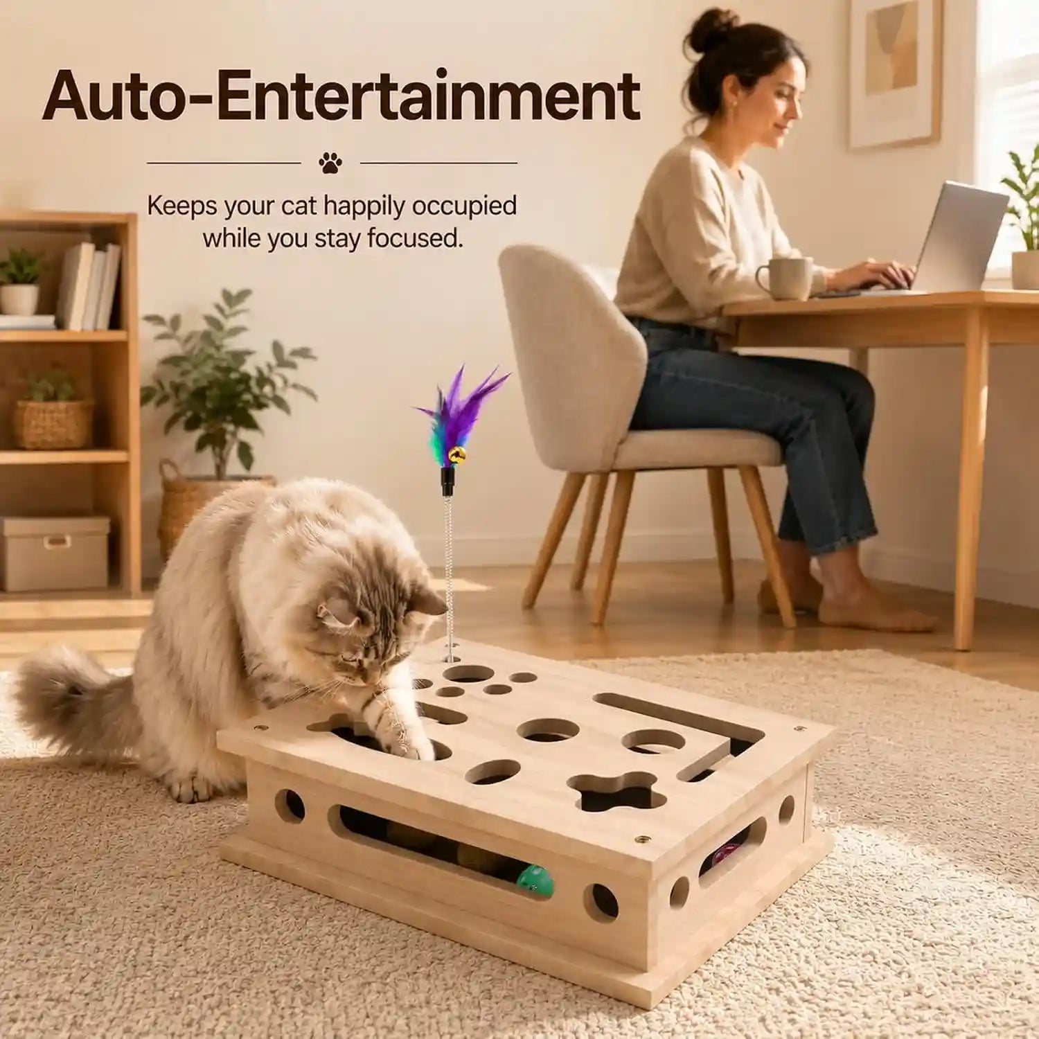 2026-new-cat-scratch-puzzle-enrichment-box-interactive-cat-nail-file-box-with-catnip-bell-ball-cat-scratcher-toy-with-teaser-wand-stress-free-alternative-to-clippers-grinders