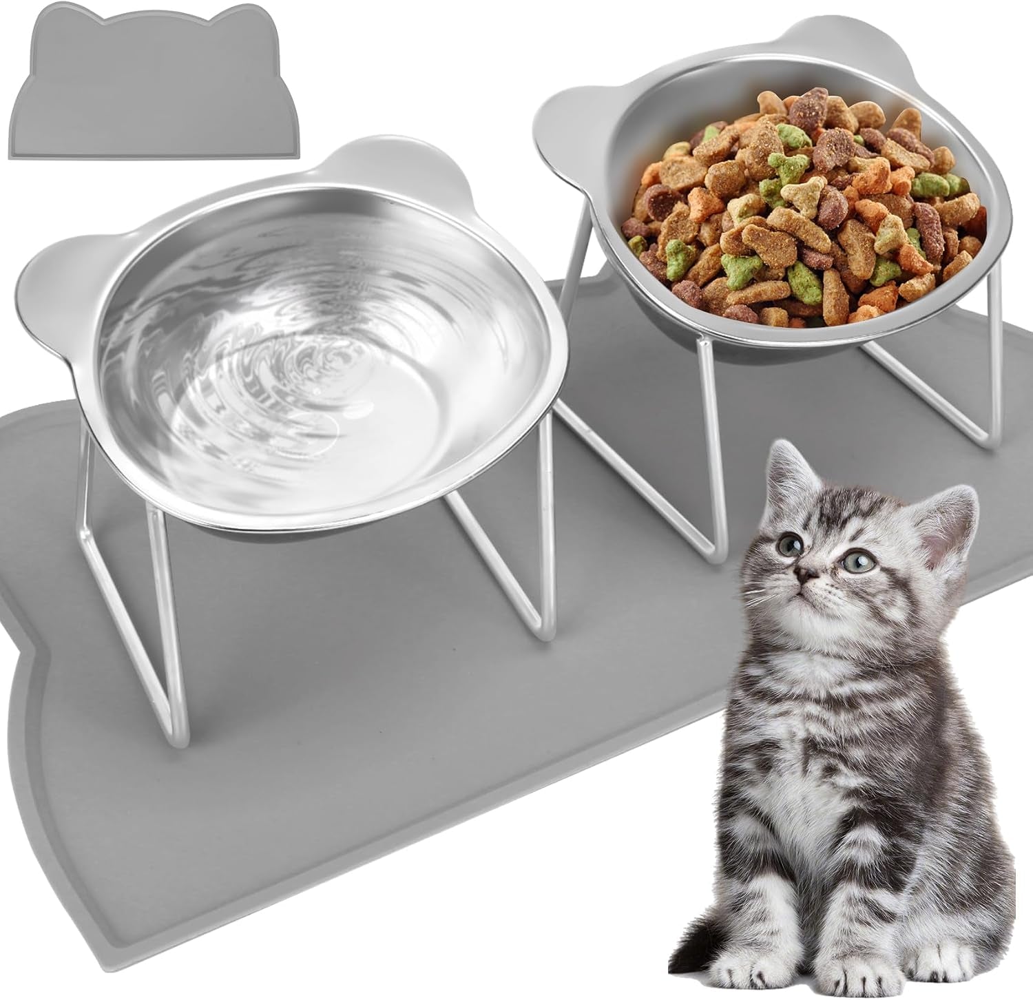 elevated-cat-bowls-2-pack-raised-cat-food-water-bowls-with-non-slip-placemat-15-tilted-stand-anti-vomiting-stainless-steel-pet-food-feeding-dishes-plate-for-cats-kitten-puppies-dogs-small-animals