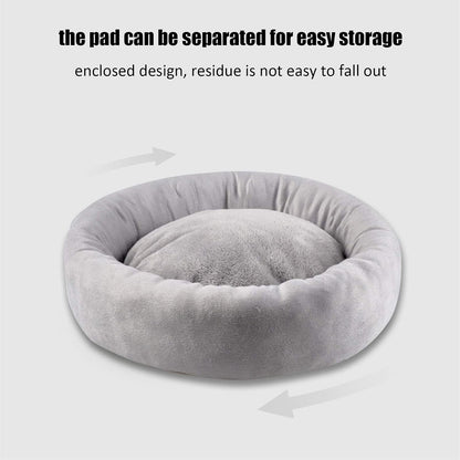 Medium Size Egg Tart Cat Litter Color Warm Pet Litter Four Seasons Universal Removable and Washable Pet Enclosure Design Pet Litter (Color : Blue) (Gray)4
