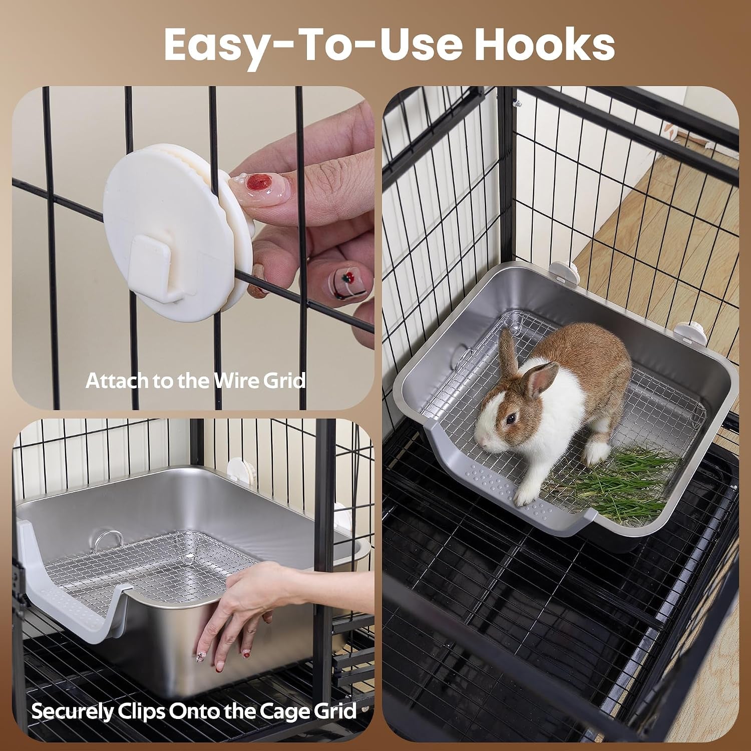 rabbit-litter-box-extra-large-bunny-litter-box-with-304-stainless-steel-sifting-grid-safe-plastic-covered-entry-edge-hooks-easy-to-clean-and-odor-control-15-7-11-8-5-9