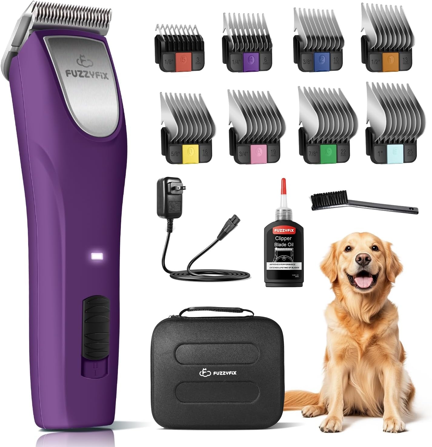 professional-dog-clippers-for-grooming-thick-curly-matted-coats-detachable-a5-blade-metal-guide-combs-kit-for-horse-animal-breeds-low-noise-cordless-pet-hair-trimmer-with-2-speed-bluewave