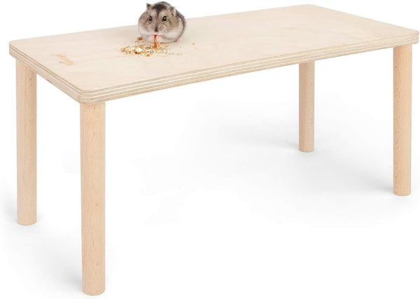 Niteangel Hamster Play Wooden Platform: Wave- 15.7" L X 9" W - 7" H | Can Maximizes Cage Space & Enriches Pet Environment for Dwarf Syrian Hamsters Gerbils Mice Degus or Other Small Pets8