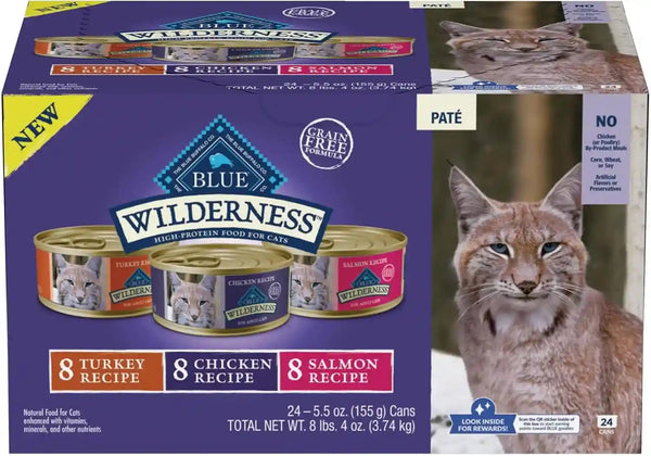 Blue Buffalo Tastefuls Flaked Adult Wet Cat Food Variety Pack (Tuna, Chicken, Fish & Shrimp), Natural Ingredients Enhanced with Vitamins, Minerals & Other Nutrients, 3-Oz. Each (12 Cans)17