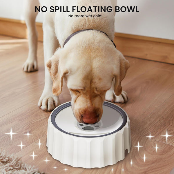 Dog Water Bowl No Spill 70Oz/2L Large Capacity Dispenser Non Slip No Splash Bowl Pet Slow Feeder No Drip Dog Water Bowl on Vehicle Slow Water Bowl for Dogs and Cats5