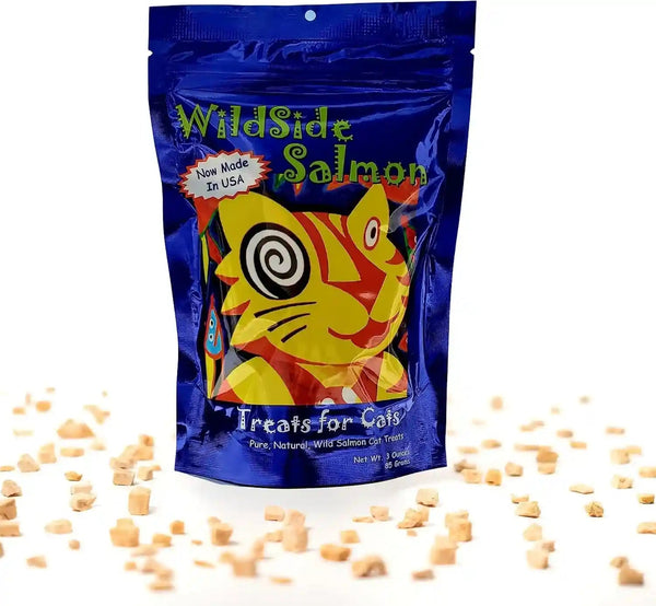 Wildside Salmon Cat Treats - 3 Oz5