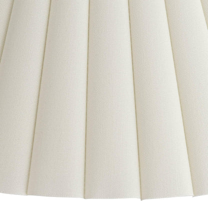 Antique Extra Large White Box Pleat Shade 6.75X20.75X12.5 (Spider) Set 2 | Pre-Assembled 6.75" Top X 20.75" Bottom X 10.75" High X 12.5" Slant Replacement for Table + Floor Lamps Empire Harp + Finial3