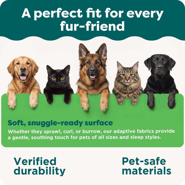 Furhaven Orthopedic Dog Bed for Large Dogs W/ Removable Bolsters & Washable Cover, for Dogs up to 95 Lbs - Plush & Suede Sofa - Espresso, Jumbo/Xl8