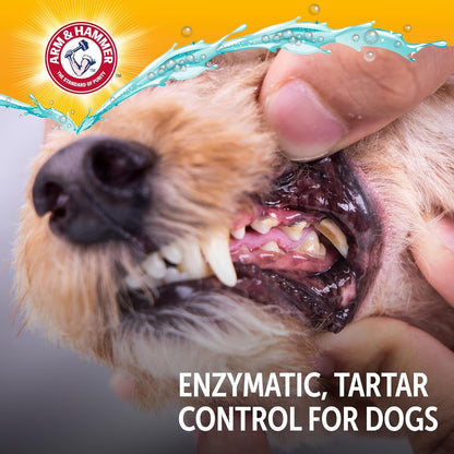Arm & Hammer Complete Care Enzymatic Dog Toothpaste, Chicken, 6.2 Oz | Fluoride-Free Formula with Baking Soda and Calcium Fights Plaque and Tartar, Freshens Breath, Value Size8