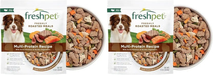 Freshpet Dog Food, Multi-Protein Complete Meal, Chicken, Beef, Egg and Salmon Recipe, 3Lb11