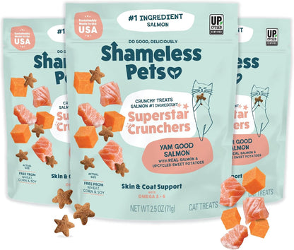 Shameless Pets Crunchy Cat Snacks & Treats – Healthy Cat Treats for Indoor Cats & Kittens with Catnip, Real Chicken & Digestive Support, Catnip N Chill (2.5 Oz)12
