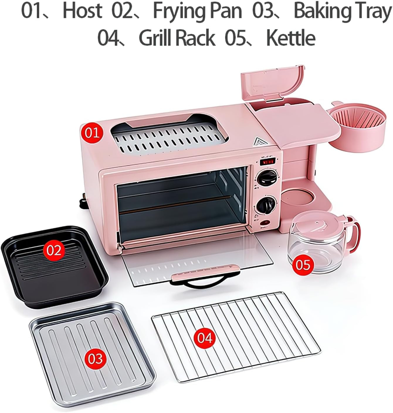 3-in-1-multifunctional-home-breakfast-machine-mini-oven-coffee-maker-pink