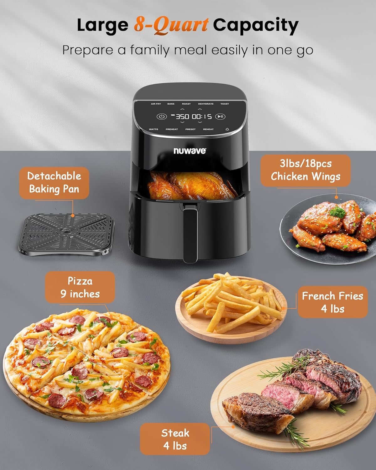 brio-plus-air-fryer-8-qt-new-improved-pfas-free-ceramic-coating-7-digital-one-touch-modes-air-fry-bake-roast-dehydrate-toast-reheat-preheat-150-presets-50-f-400-f-700-1500-1800w-black