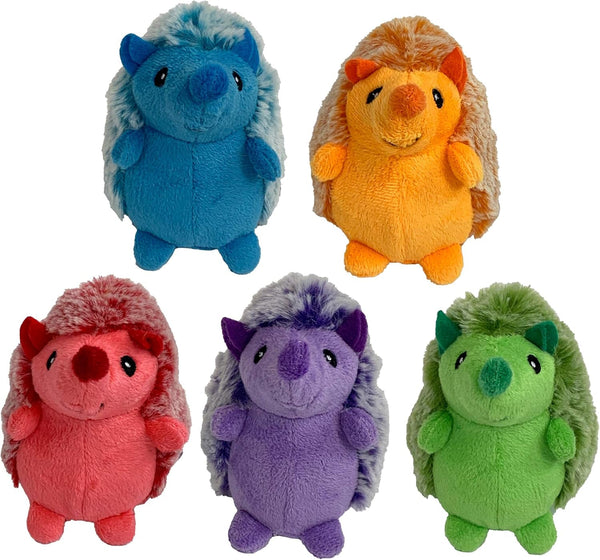 Multipet Minipet Hedgehog Dog Toy 4" (Assorted Color, 1 Pack)1
