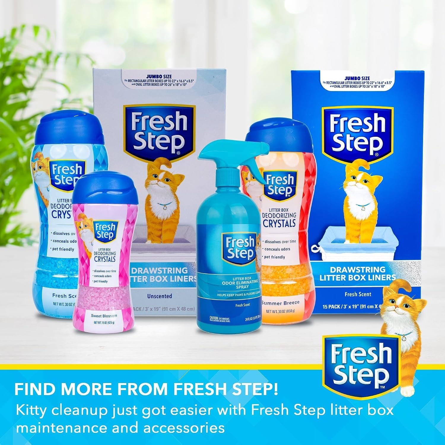 fresh-step-charcoal-litter-box-pads-with-activated-carbon-for-odor-control-ultra-absorbent-with-leak-proof-bottom-for-scrub-free-cleanup-16-9-x-11-4-inches-7-count