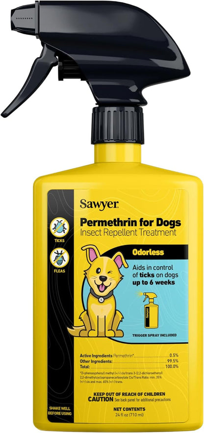 Sawyer Products SP624 Permethrin, Permethrin for Dogs Insect Repellent Treatment1