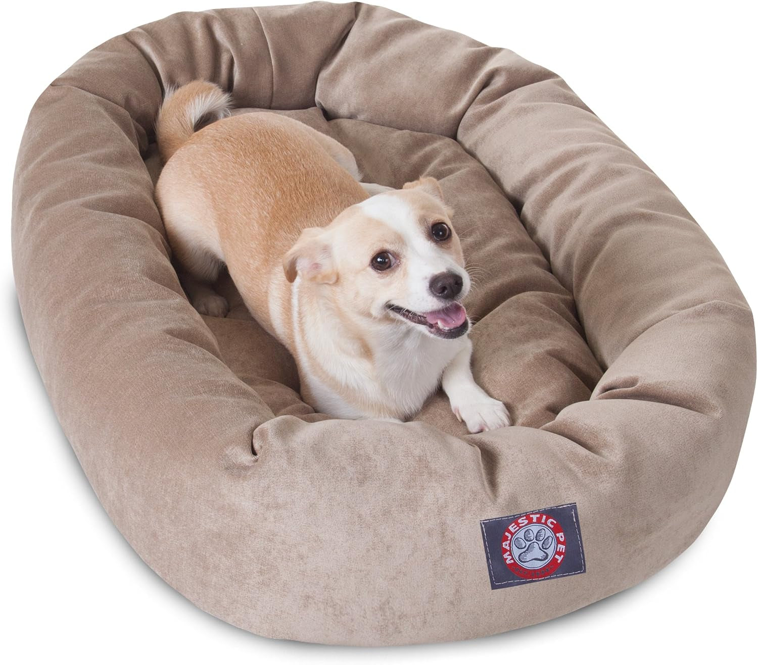 majestic-pet-40-inch-micro-velvet-calming-dog-bed-washable-cozy-soft-round-dog-bed-with-spine-for-head-support-fluffy-donut-dog-bed-40x29x9-inch-round-pet-bed-large-pearl