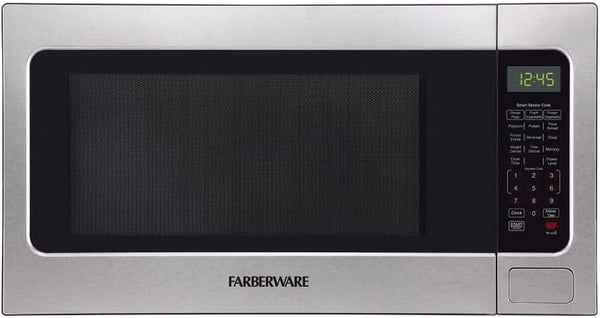 Professional, 1200-Watt 2.2 Cu. Ft. Microwave Oven with Green LED & Sensor Cooking, Brushed Stainless Steel, FMO22ABTBKC1