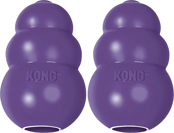 KONG Senior - Dog Toy with Gentle, Natural Rubber - Durable Dog Toy for Older Dogs - Use Treats with Stuffable Chew Toy - Treat Toy for Chewing & Fetching - for Large Dogs10