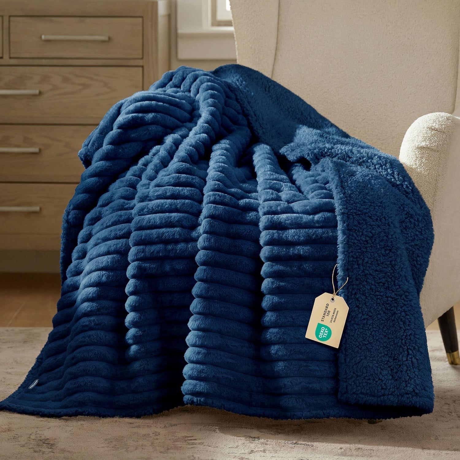 bedsure-comfyfleece™-waterproof-dog-blankets-for-large-dogs-50x60-cream-soft-plush-couch-cover-washable-corduroy-fleece-for-furniture-protector-cozy-calming-reversible-pet-blanket-for-senior-dogs
