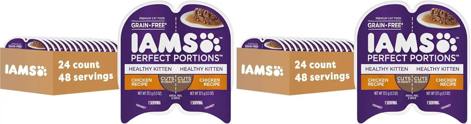 iams-perfect-portions-healthy-kitten-pate-wet-cat-food-chicken-24-count-grain-free-vitamin-e-immune-support-no-fillers-made-in-usa-snap-peel-serve-2-6-oz-twin-pack-trays-no-artificial-flavors