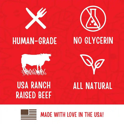 Full Moon® Essential Beef Savory Bites Dog Treats 8 Oz | Human Grade, No Corn, No Wheat, No Soy, Glycerin Free, Made in the USA5