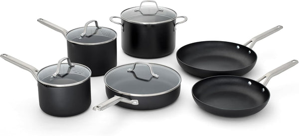 Calphalon® Hard-Anodized Nonstick 10-Piece Cookware Set1