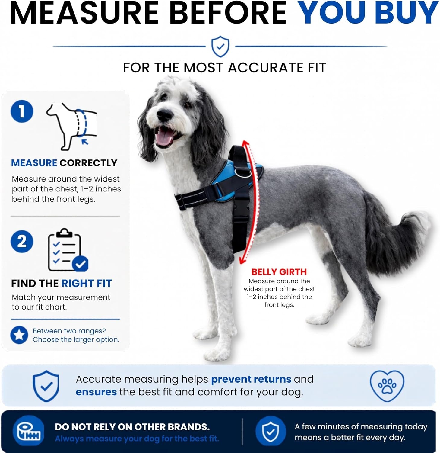 shawnco-essential-dog-harness-no-pull-pet-vest-with-3-leash-clips-no-choke-reflective-adjustable-and-padded-for-easy-walking-and-training-for-small-medium-and-large-dogs-oceanic-blue-s