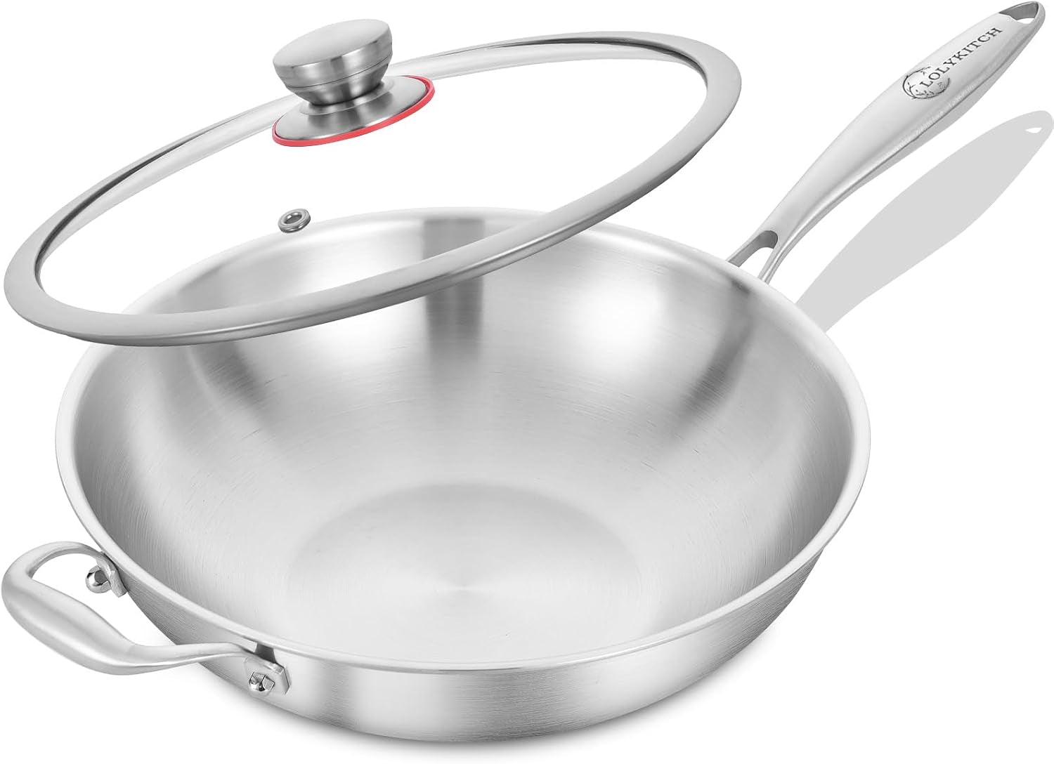 13-inch-stainless-steel-wok-with-glass-lid-detachable-handle-uncoated-tri-ply-stir-fry-pan-everyday-cooking-wok-for-induction-glass-flat-bottom-sgs-certified-cookware-pfoa-free