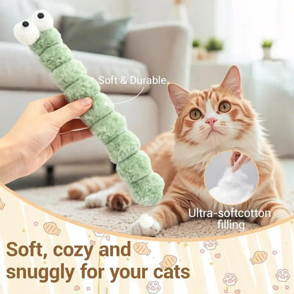 Cat Toys Pillows 3 Pack, 13” Cat Kicker Toys with Catnip Inside, Durable Interactive Cat Toys for Indoor Cats, Soft Kick Sticks for Exercise & Play5