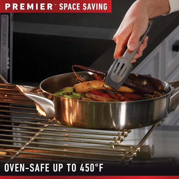 Calphalon Premier Space-Saving Stainless Steel Pots and Pans, 10-Piece Cookware Set | Stackable Space-Saving Pots and Pans Set with Stay Cool Handles and Aluminum Core for Even Cooking7