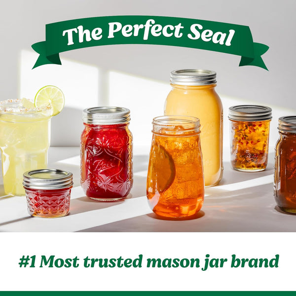Mason Jar Lids, Regular Mouth, 12 CT (Pack of 6)5