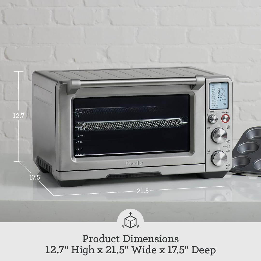 breville-bov900bss-smart-oven-air-fryer-pro-brushed-stainless-steel-roast-bake-dehydrate-and-more-with-countertop-ovens-13-functions-convection-setting-reduces-cook-time-by-up-to-30