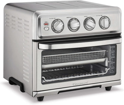 Air Fryer + Convection Toaster Oven, 8-1 Oven with Bake, Grill, Broil & Warm Options & CPT-122BK 2-Slice Compact Plastic Toaster, Black3