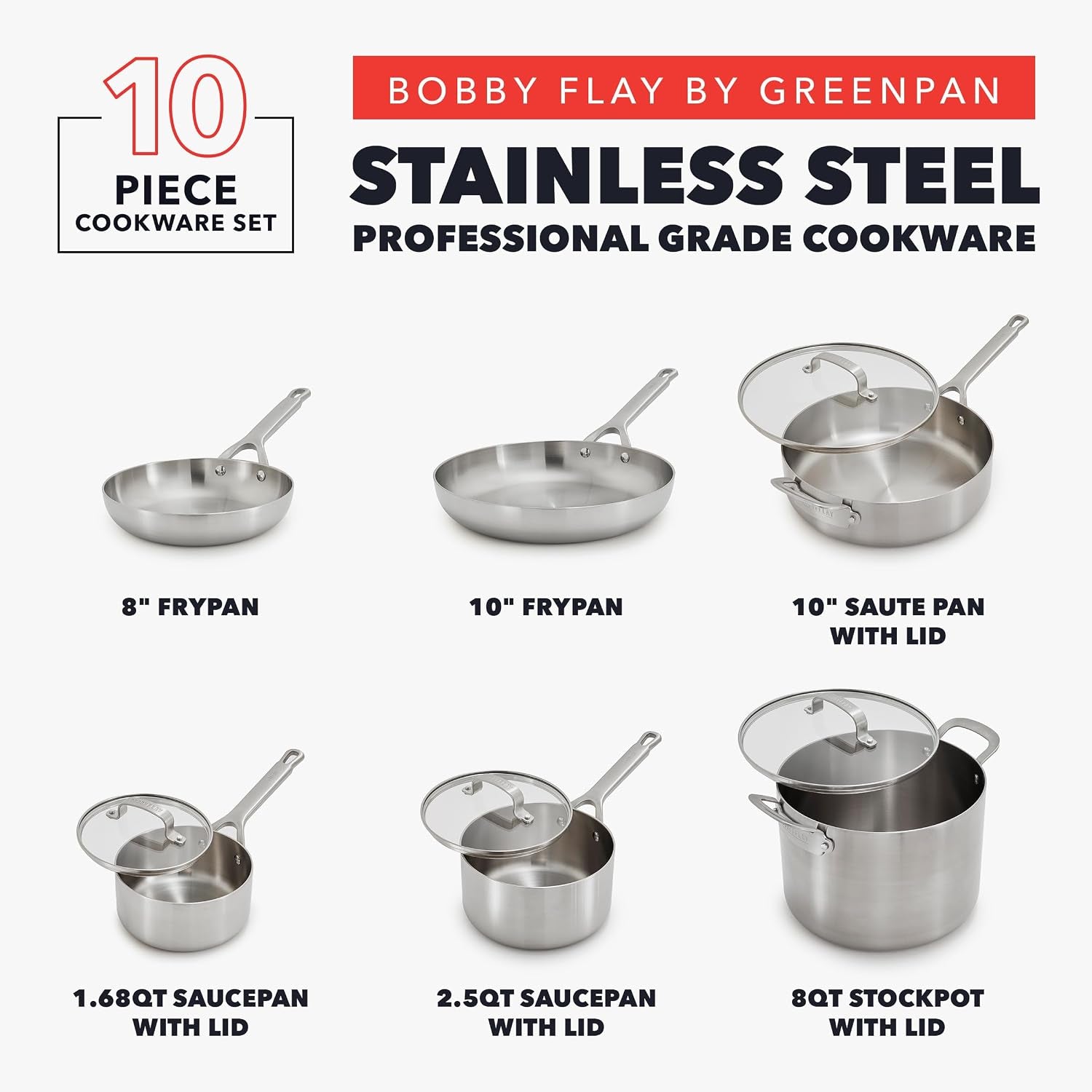 x-bobby-flay-10-piece-stainless-steel-cookware-set-tri-ply-multiclad-pots-pans-professional-grade-oven-broiler-safe-to-600-f-dishwasher-safe-durable-induction-compatible-silver