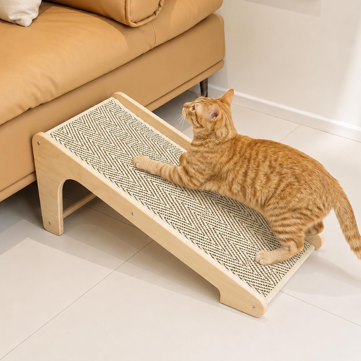 petkaray-sisal-cat-scratcher-ramp-l-shaped-scratching-post-and-scratch-pad-for-indoor-cats-couch-furniture-protector-chevron