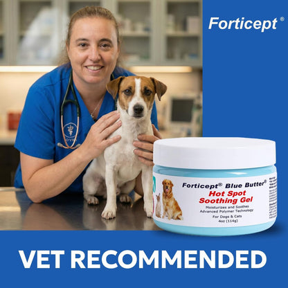 Blue Butter – Hot Spot Treatment for Dogs Cats | Dog Cat Wound Care | Skin Yeast Infections, Ringworm, Cuts, Rashes, First Aid Veterinary Strength anti Itch Cream 4Oz2
