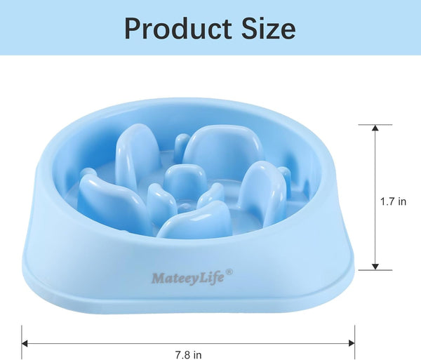 Mateeylife 2-Pack Slow Feeder Dog Bowls, 2 Cups, Dog Puzzle Feeder Bowl | Food-Contact Safe, Dishwasher Safe, Non-Slip Base, Maze Design, for Fast Eaters, for Dogs and Cats, Daily Mealtimes3