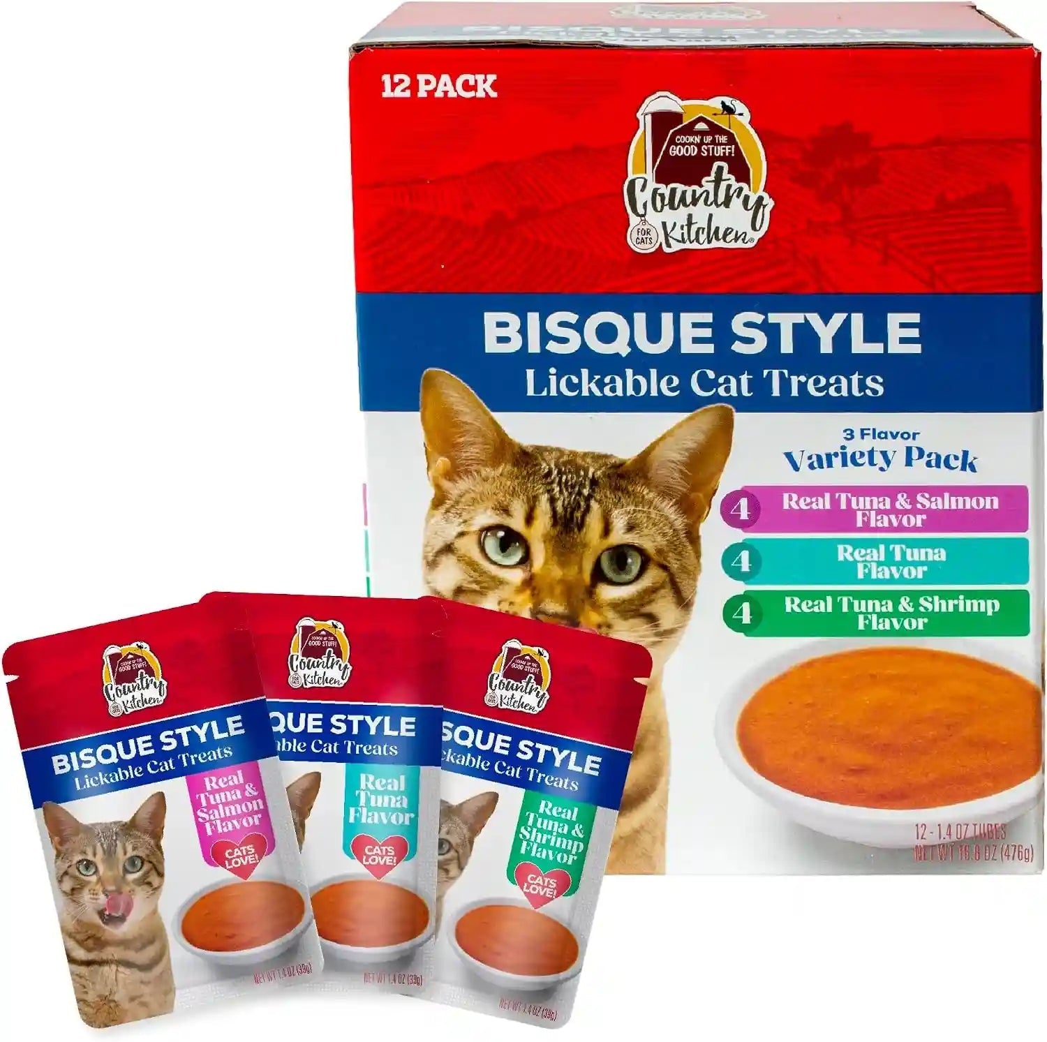 country-kitchen-stew-style-lickable-cat-treats-2-flavor-variety-pack-includes-tuna-whitefish-and-chicken-tuna-made-with-real-meat-5-oz-tubes-12-count