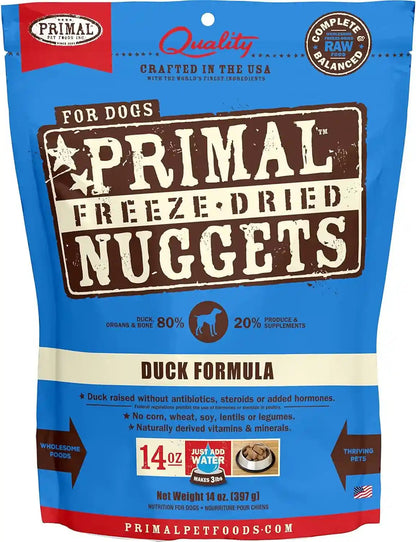 Primal Freeze Dried Dog Food Nuggets, Chicken; Complete Balanced Meal, Topper or Treat; Premium, Healthy, Grain Free, High Protein Raw Dog Food, 14 Oz | Complete & Balanced Nutrition, Meal, Topper or Treat, Grain-Free, High Protein, No Synthetic Vitamins & Minerals26