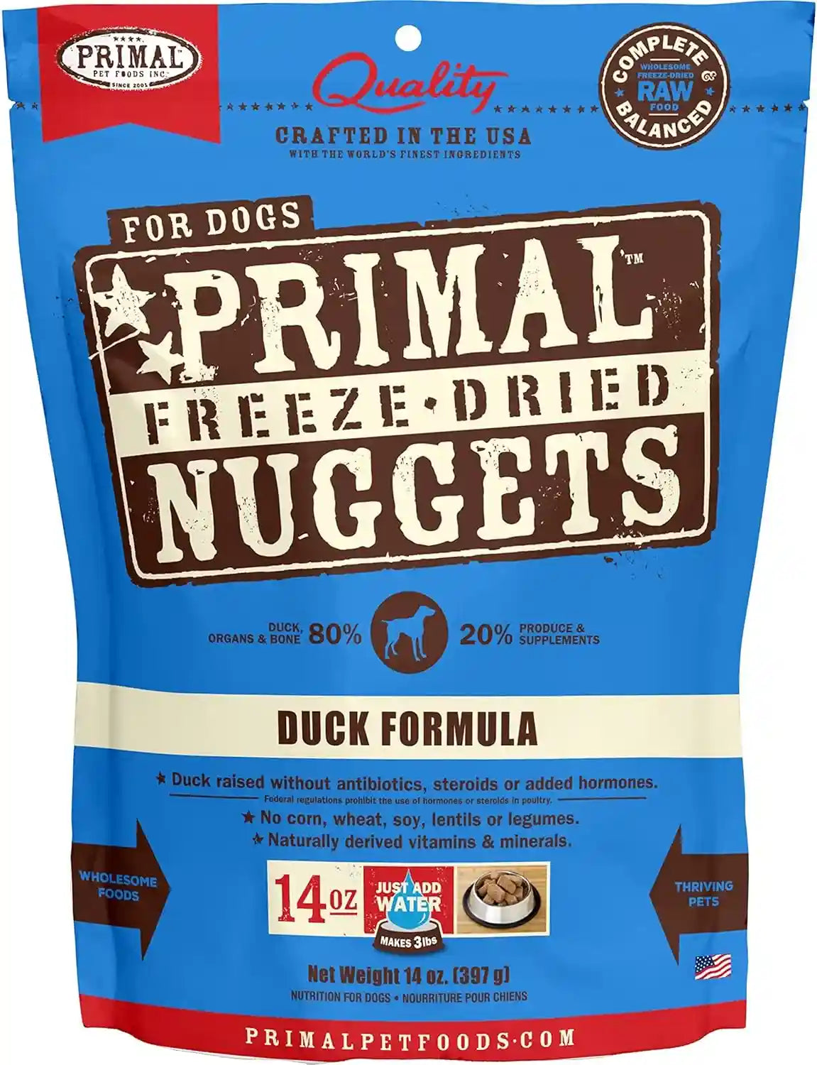 primal-freeze-dried-dog-food-nuggets-chicken-complete-balanced-meal-topper-or-treat-premium-healthy-grain-free-high-protein-raw-dog-food-14-oz-complete-balanced-nutrition-meal-topper-or-treat-grain-free-high-protein-no-synthetic-vitamins-minerals