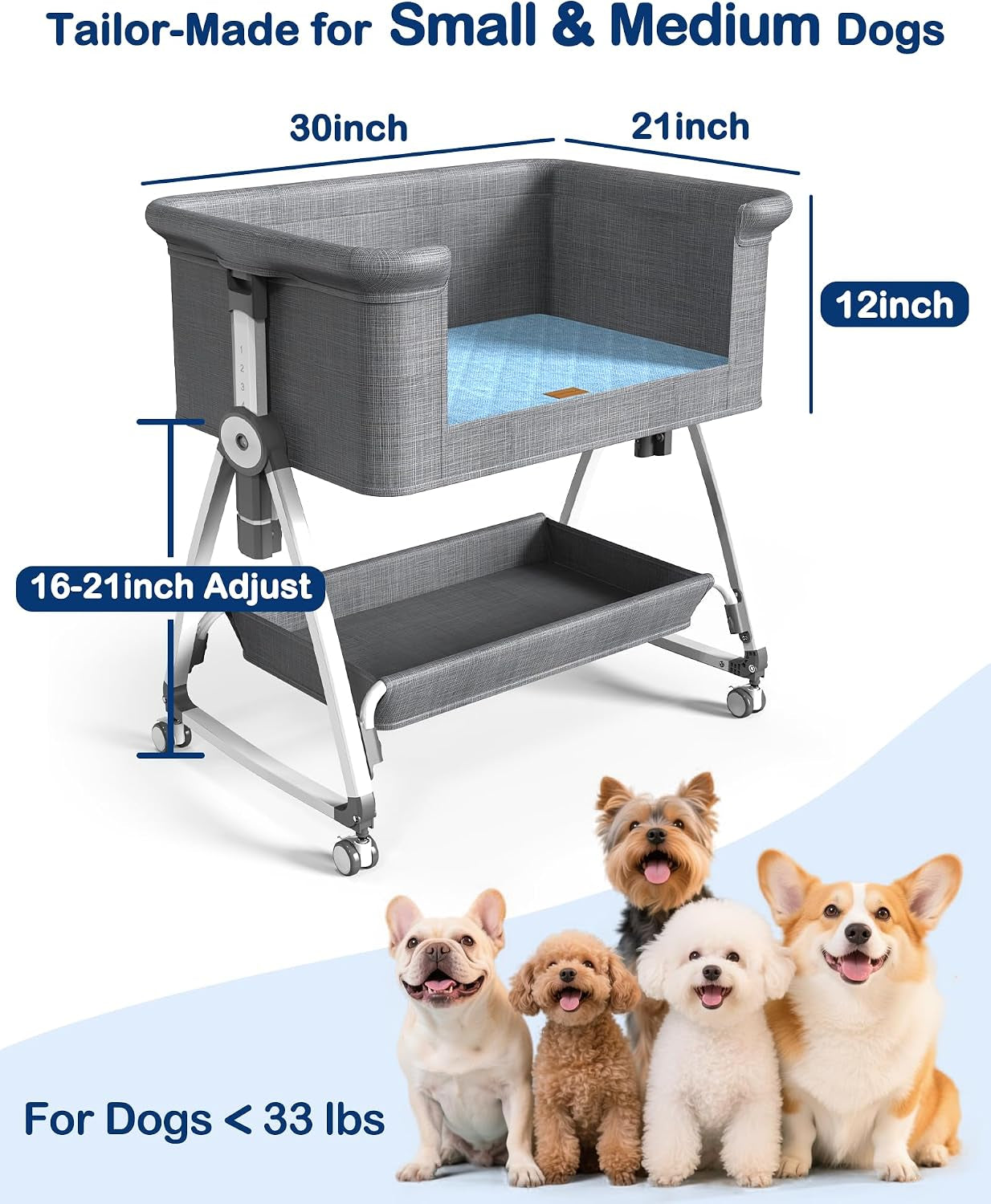 bedside-dog-bed-6-height-adjustable-pet-bassinet-for-medium-large-dogs-pet-couch-with-sides-elevated-bed-extension-for-humans-removable-washable-cover-dog-couch-with-wheels-30x21