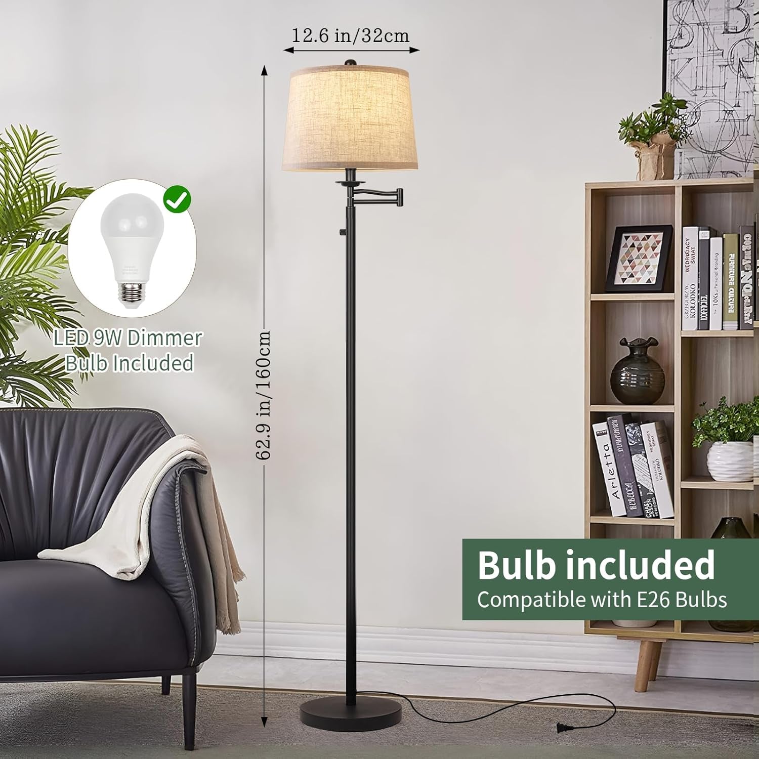 dimmer-led-floor-lamp-tall-standing-lamp-with-swing-arm-black-lamp-with-dimmer-led-bulb-elegant-floor-lamp-for-living-rooms-bedroom-black