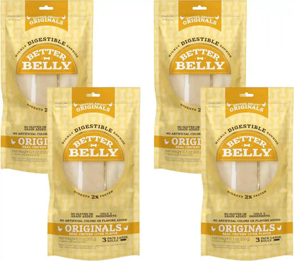 Better Belly Highly Digestible Rawhide Large Roll Chews, 3 Count (Pack of 1)14