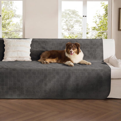 Bedsure Waterproof Couch Cover for Dogs Washable - Waterproof Blanket for Large Dogs Couch Sofa Bed Cozy, Lightweight Furniture Protector for Pet Cat Quick Drying, Ash Grey, 52X82In17