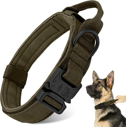 Tactical Dog Collar Leash Set,Dog Collar with Controll Handle for Large Dog13